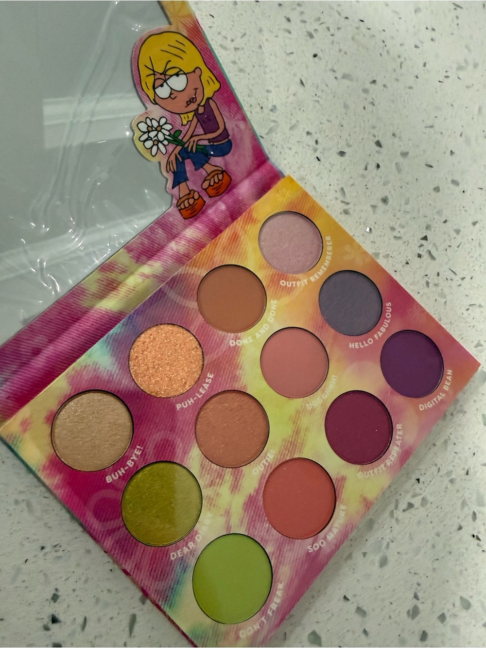 ColourPop Lizzie McGuire Eyeshadow Palette - Pink, Yellow, Green, Purple - Picture 3 of 4